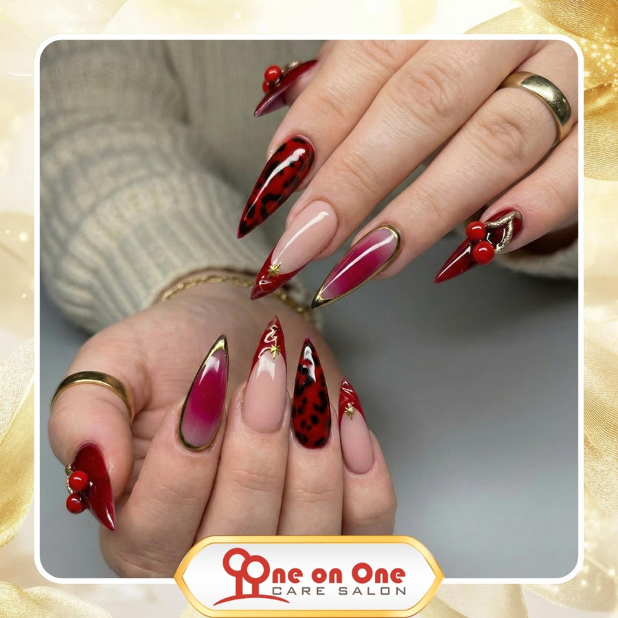 nail design by One on One Care Salon Nails Spa 